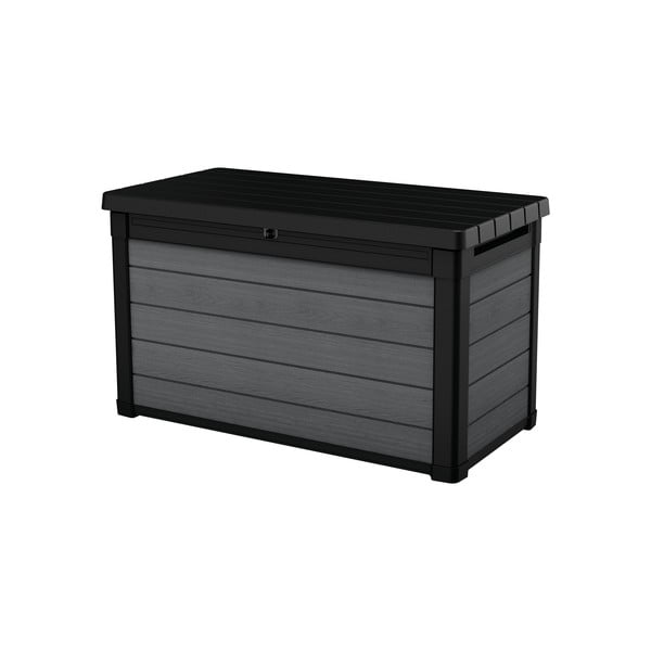 Ciemnoszara plastikowa skrzynia ogrodowa Cortina – Keter