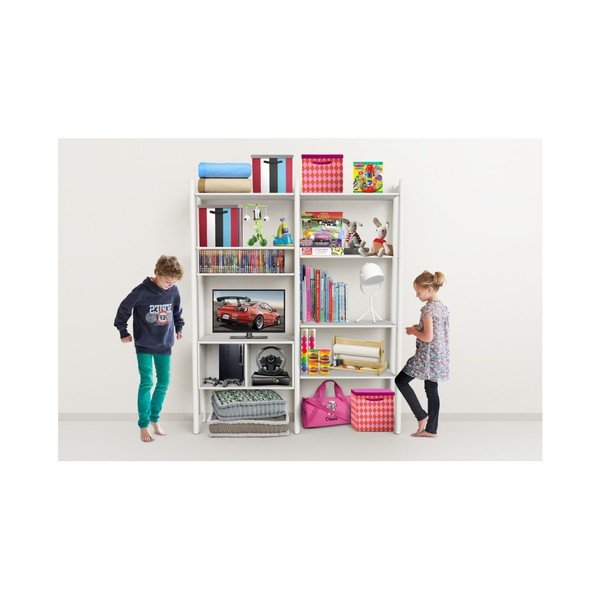 Biała szafka dziecięca Flexa Shelfie Gama, wys. 189,2 cm-image-1