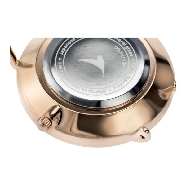 Zegarek damski z bransoletką ze stali nierdzewnej w srebrnym kolorze Emily Westwood Go-image-2