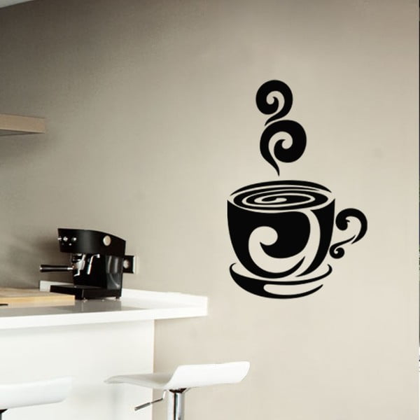 Naklejka Ambiance Cup Of Hot Coffee