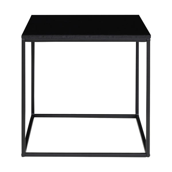 Czarny stolik ze stalową konstrukcją House Nordic Vita, 45x45 cm-image-2