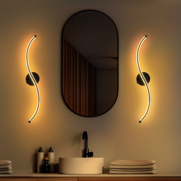 Czarny kinkiet LED Yilan – Opviq lights-image-3