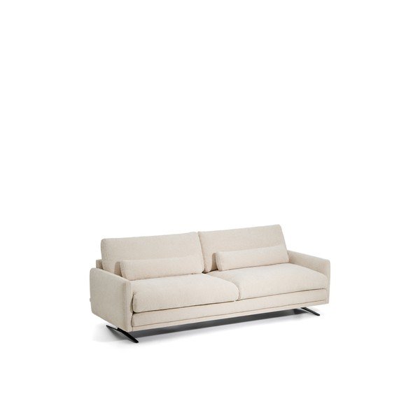 Beżowa sofa z tkaniny szenilowej 240 cm Veliro – Kave Home-image-2