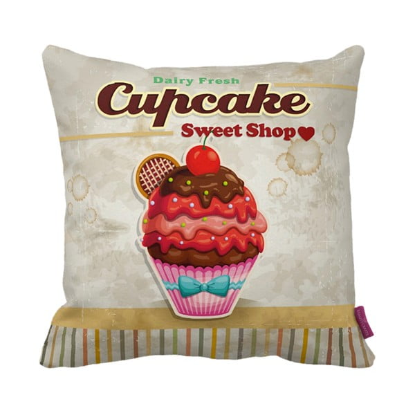 Poduszka Cupcake, 43x43 cm