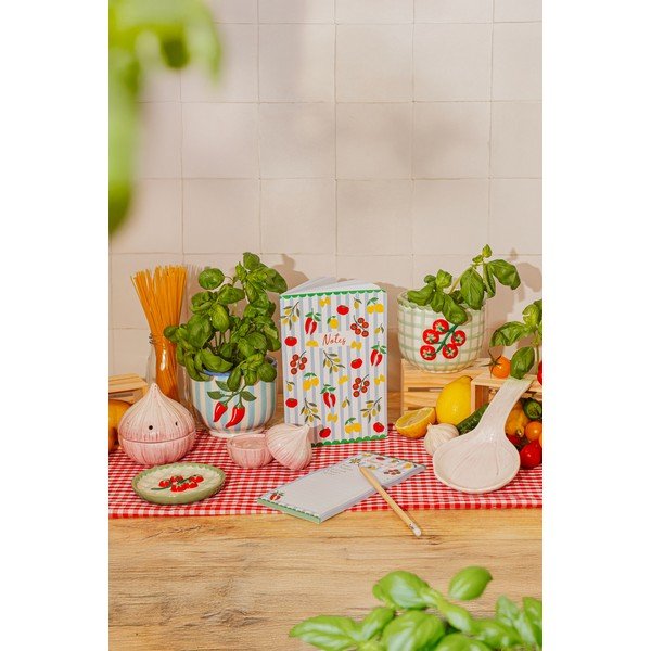 Ceramiczna ręcznie malowana osłonka na doniczkę ø 12 cm Chilli – Sass & Belle-image-2