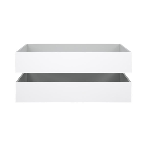 Białe szuflady pod łóżko zestaw 2 szt. 90x190/140x190 cm Naia – Tvilum-image-3