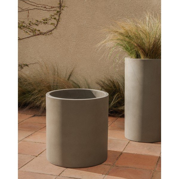 Betonowa osłonka na doniczkę ø 52 cm Aiguablava – Kave Home-image-2