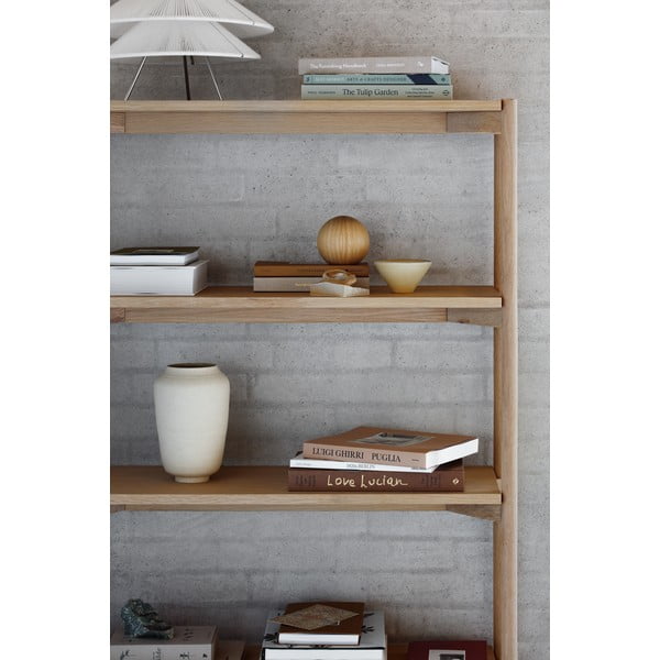 Regał w dekorze dębu w naturalnym kolorze 86x160x30 cm Braidwood – Actona-image-1