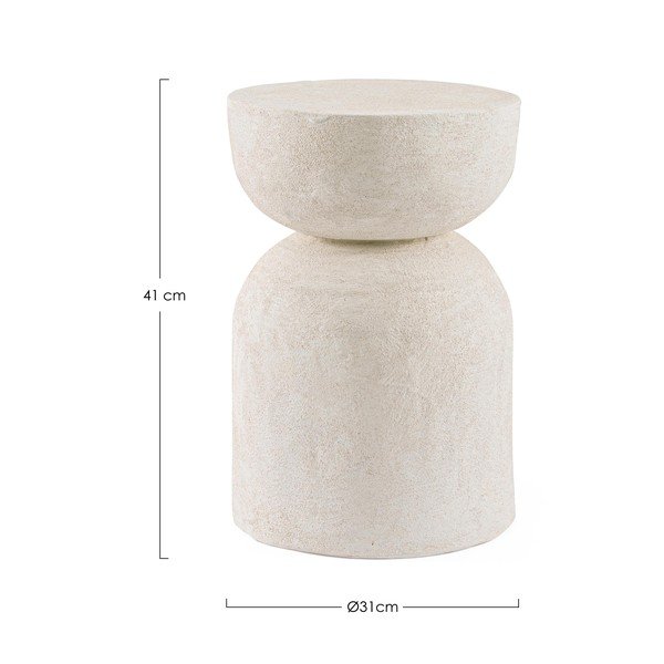 Okrągły stolik z żywicy polimerowej ø 31 cm Albin – Bizzotto-image-2