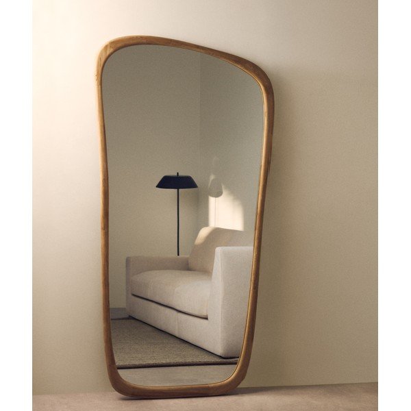 Lustro z drewnianą ramą ścienne 94,5x192 cm Alura – Kave Home-image-1