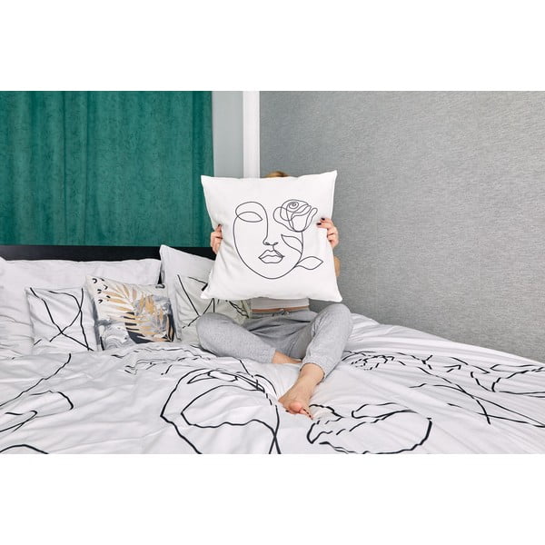 Pościel dwuosobowa Butter Kings z satyny bawełnianej Infinity, 200x200 cm-image-4