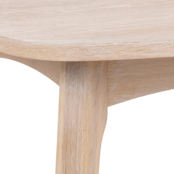 Stolik z konstrukcją z drewna dębowego Actona Martel, ⌀ 58 cm-image-3