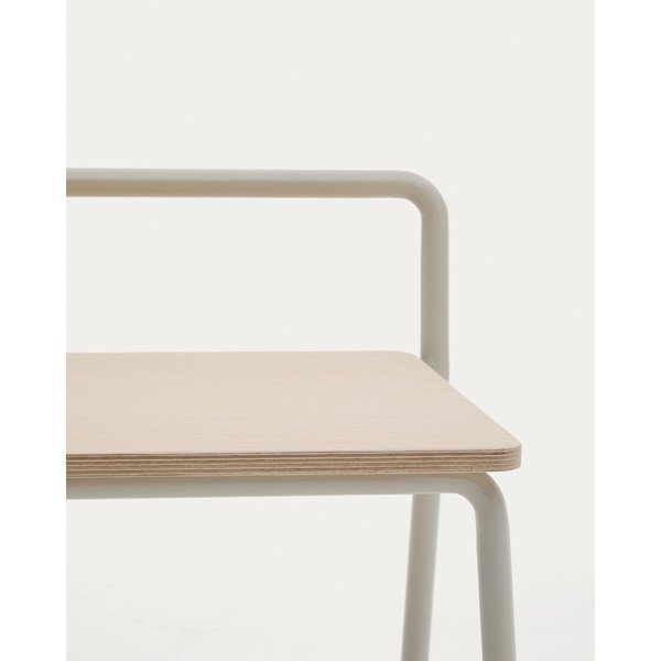 Beżowo-naturalna ławka Tinn – Kave Home-image-3