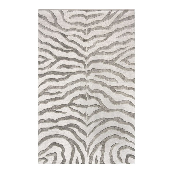 Dywan tuftowany ręcznie nuLOOM Zebra Grey, 120x183 cm