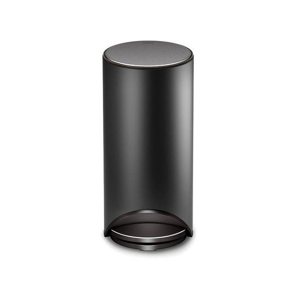 Metalowy kosz na śmieci z pedałem w kolorze matowej czerni 30 l Arc – Joseph Joseph