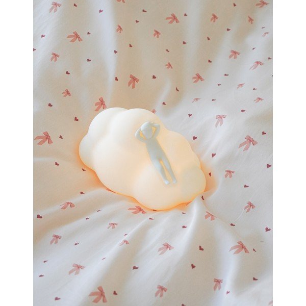 Jasnożółto-różowa pościel dziecięca jednoosobowa z bawełny organicznej 140x200 cm Bows – Cam Cam Copenhagen-image-4