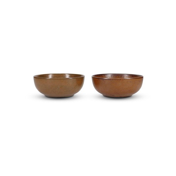 Brązowa porcelanowa miska na zupę 710 ml Ovio – BonBistro-image-2