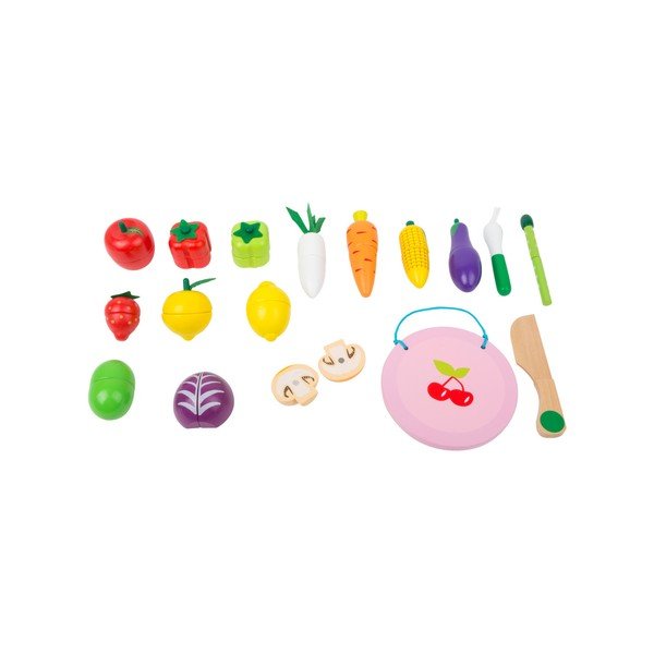 Zestaw drewnianych zabawek na rzepy Legler Fruits and Vegatable-image-3