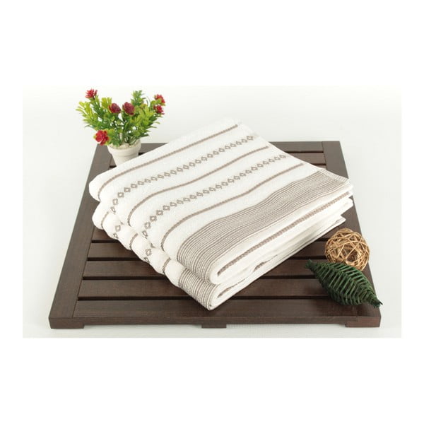 Zestaw 2 krmowych ręczników Patricia Bombeli, 50x90 cm