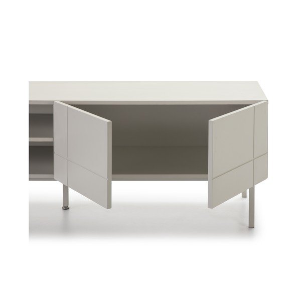 Szarobiały stolik pod TV Teulat Linea-image-4