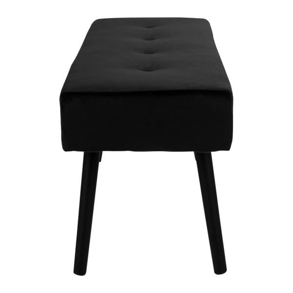 Czarna aksamitna ławka House Nordic Skiby-image-2