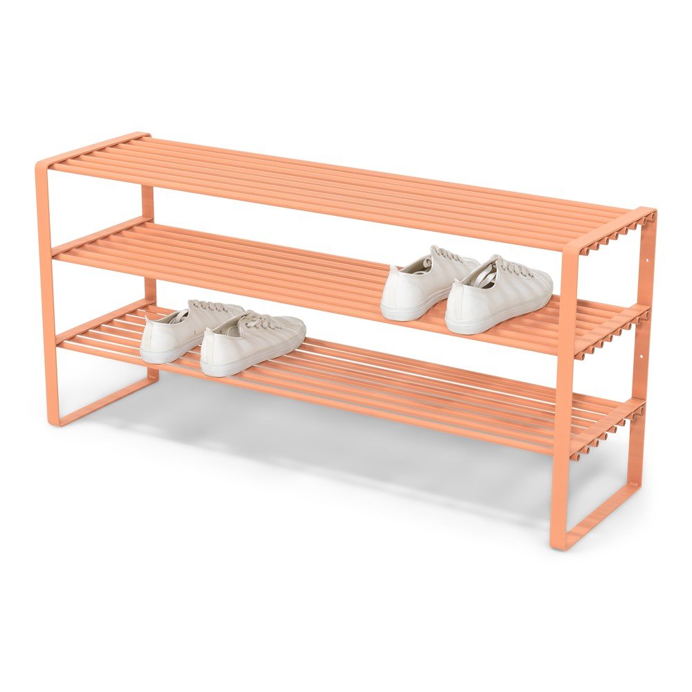 Łososiowa stalowa szafka na buty 100x48,5x29 cm Rex – Spinder Design