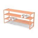 Łososiowa stalowa szafka na buty 100x48,5x29 cm Rex – Spinder Design