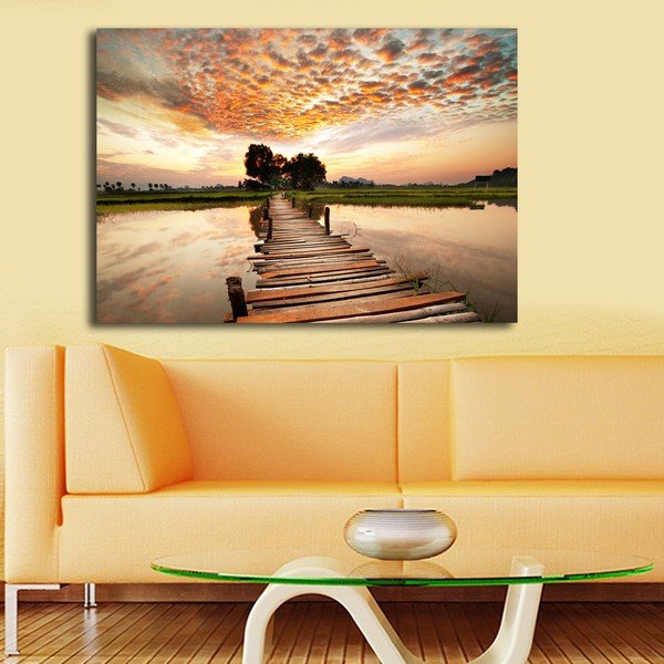 Obraz na płótnie Dawn, 100x70 cm-image-1