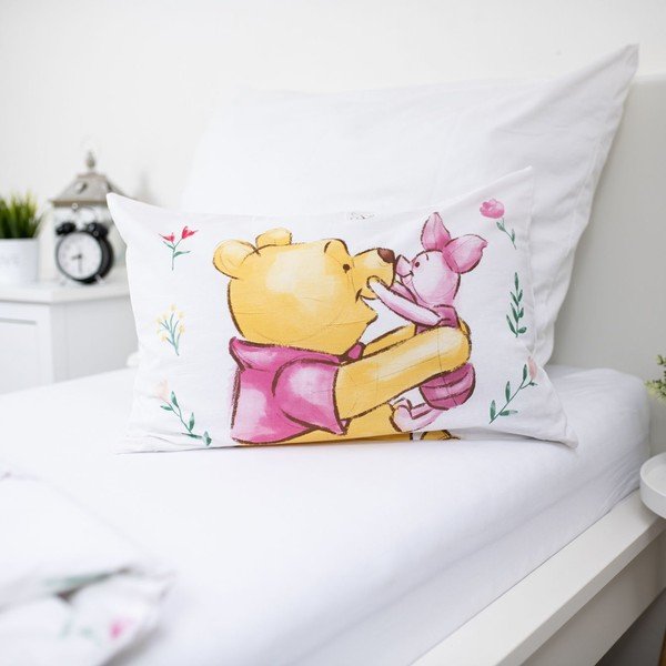 Bawełniana pościel dziecięca do łóżeczka 100x135 cm Winnie the Pooh "Pooh Hugs" – Jerry Fabrics-image-2