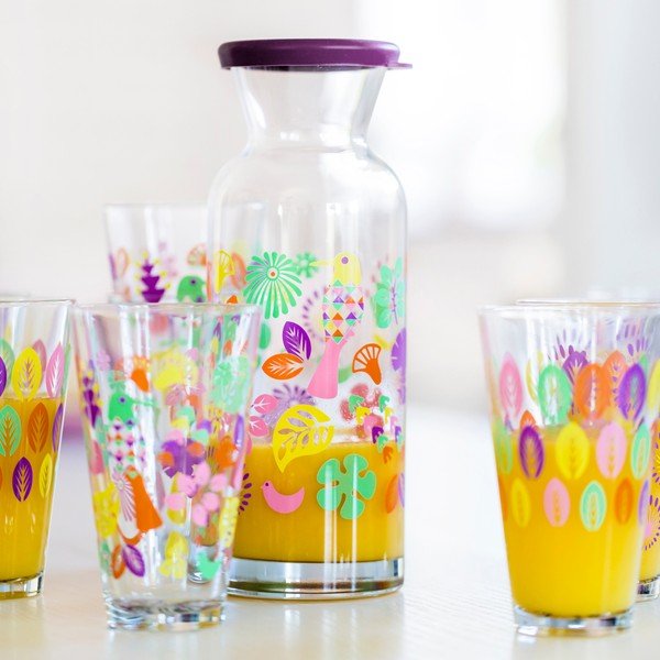 Fioletowa karafka szklana Sagaform Fantasy-image-1