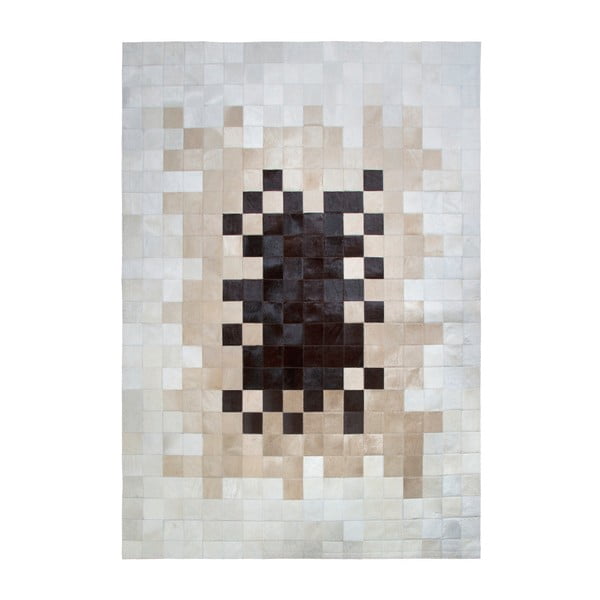 Dywan z prawdziwej skóry Pipsa Degradada, 240x170 cm