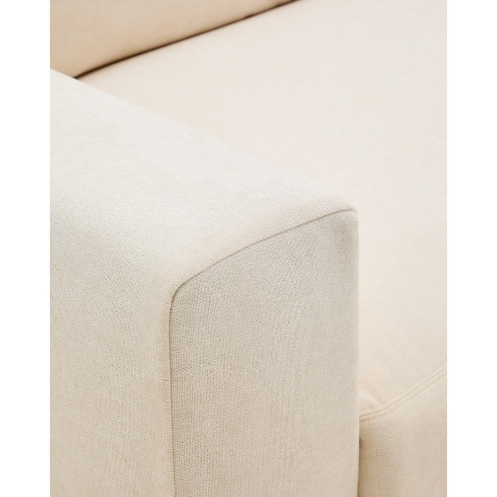 Beżowa sofa z tkaniny szenilowej 220 cm Alea – Kave Home (zdjęcie 11)