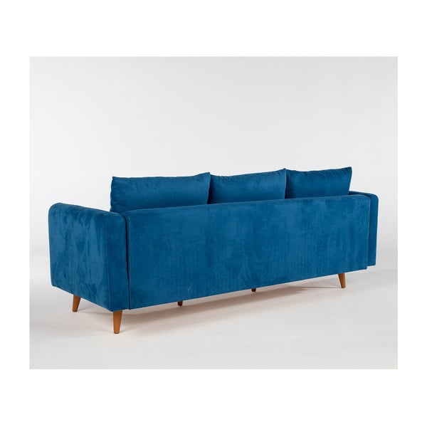 Ciemnoniebieska sofa 215 cm Sofia – Balcab Home-image-3