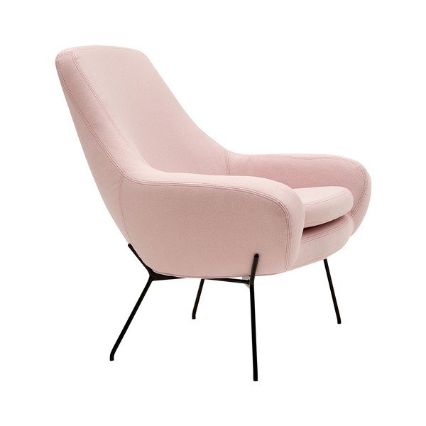 Jasnoróżowy fotel Softline Noomi-image-3