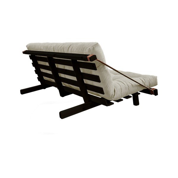Sofa rozkładana z lnianym obiciem Karup Design Jump Black/Linen-image-3