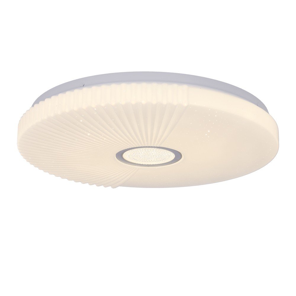 Biała lampa sufitowa LED 38x38 cm Sunny – Candellux Lighting (zdjęcie 3)