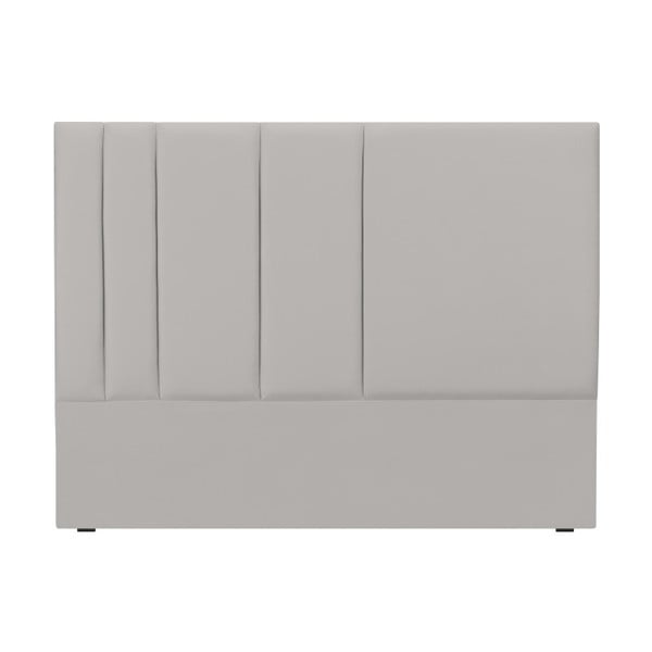 Szary zagłówek łóżka Mazzini Sofas Dahlia, 120x160 cm