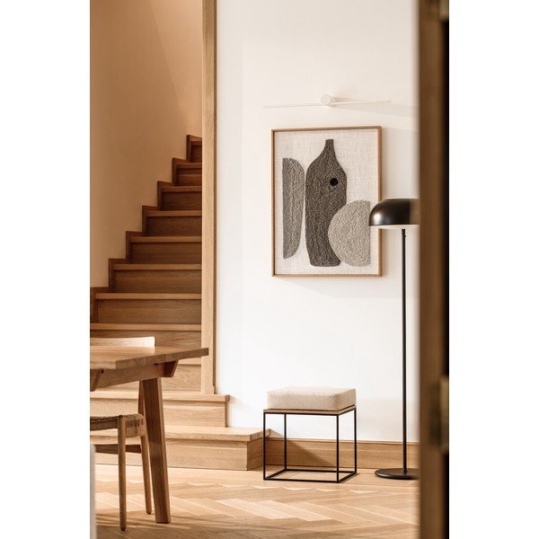 Szary tapicerowany stołek Feo – noo.ma-image-2