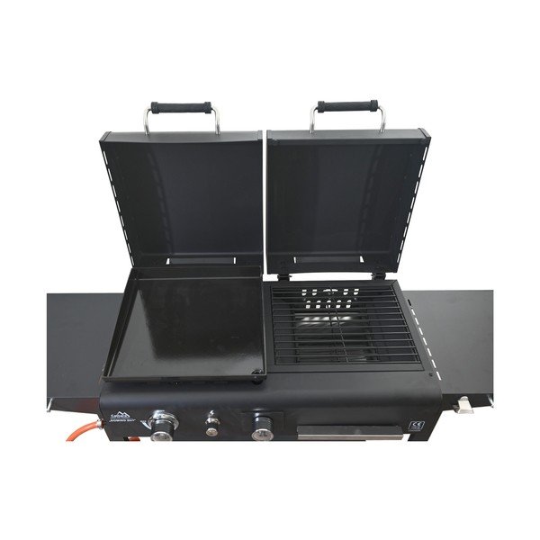 Grill gazowy/na węgiel drzewny Domino 2in1 – Cattara-image-4