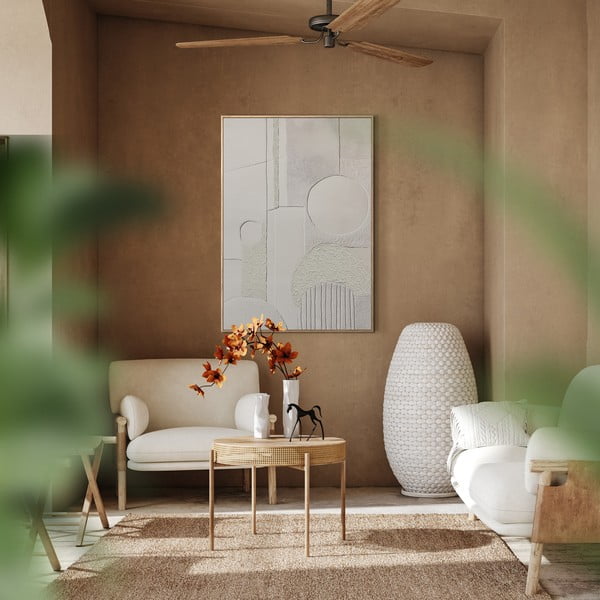 Obraz z ręcznie malowanymi elementami 70x100 cm Lan 3D Illusion – Styler-image-1