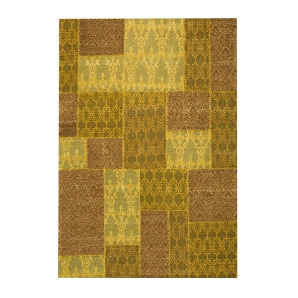 Żółty dywan Wallflor Patchwork, 170x240 cm