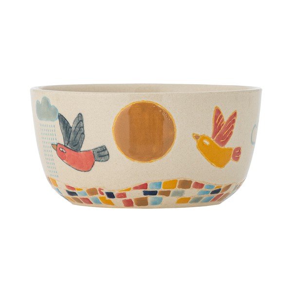 Kremowa kamionkowa miska dla dzieci ø 12 cm Colorine – Bloomingville Mini