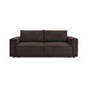 Szarobrązowa sztruksowa rozkładana sofa 245 cm Nihad – Bobochic Paris