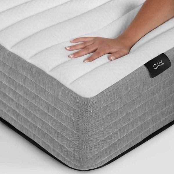 Twardy sprężynowy materac termoregulacyjny 90x200 cm Juno – Kave Home-image-4