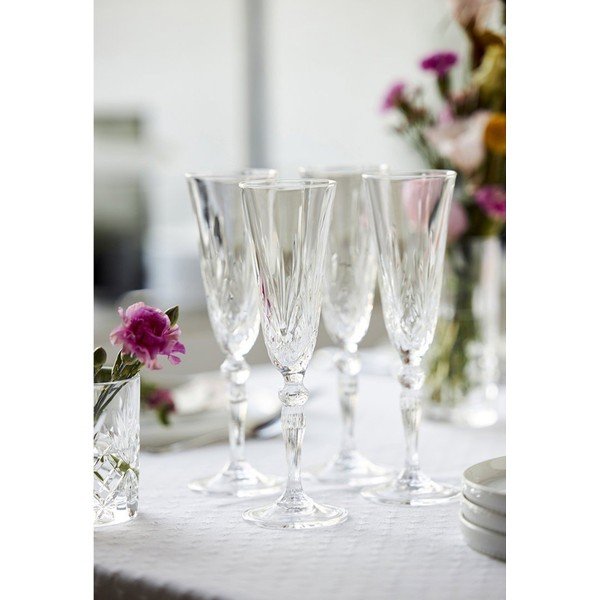 Kieliszki zestaw 4 szt. do szampana 160 ml Melodia – Lyngby Glas-image-2