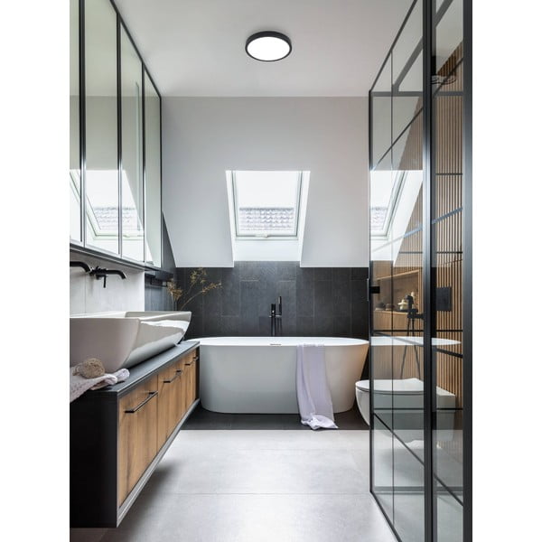 Czarna lampa sufitowa LED FUEVA 5 – EGLO-image-2