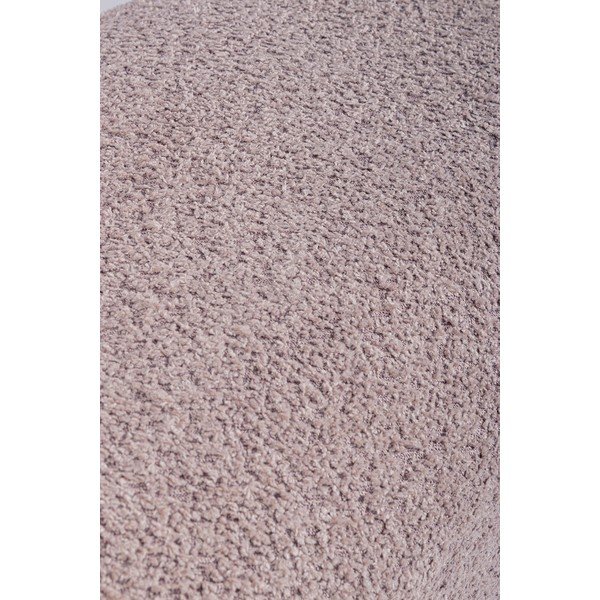 Różowa tapicerowana ławka z materiału bouclé Dayla – Bizzotto-image-3