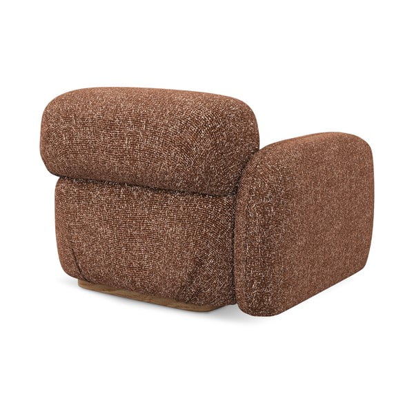 Pomarańczowy/brązowy moduł sofy (lewostronny) Ailani – Makamii-image-4