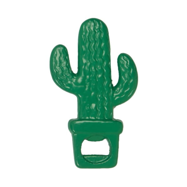 Zielony otwieracz do butelek Fisura Abridor Botellas Cactus