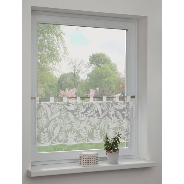 Biało-szara firanka 120x45 cm Calista – Sehlbach-image-1